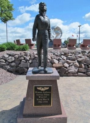 Women Airforce Service Pilots Monument image. Click for full size.