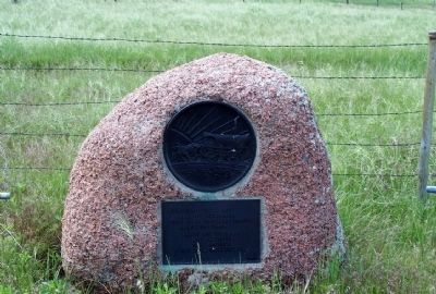 Oregon Trail Memorial Marker. Click for full size. Oregon Trail Memorial Marker image. Click for full size.