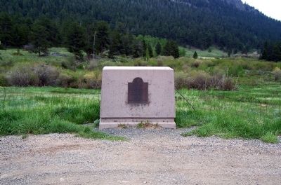 Enos A. Mills Marker. Click for full size. Enos A. Mills Marker image. Click for full size.