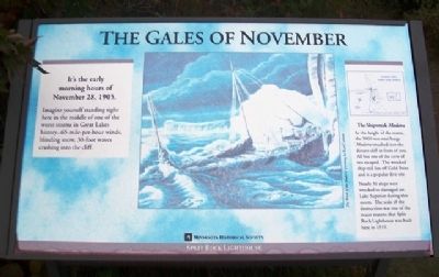 The Gales of November Marker. Click for full size. The Gales of November Marker image. Click for full size.