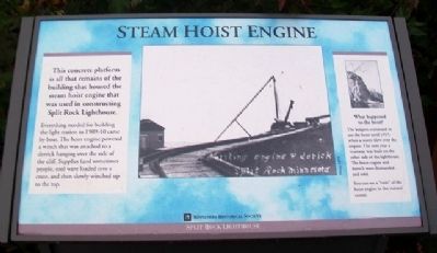 Steam Hoist Engine Marker image. Click for full size.