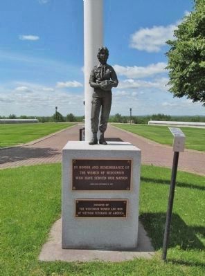 Women Veterans Memorial image. Click for full size.