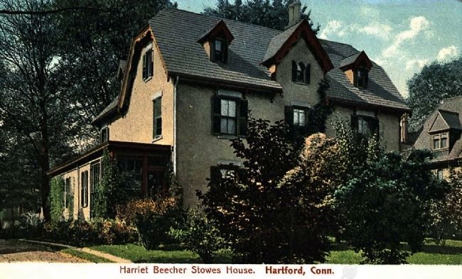 Harriet Beecher Stowe House. Click for full size. Harriet Beecher Stowe House image. Click for full size.
