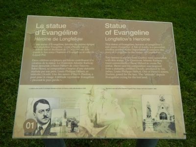 Statue of Evangeline Marker image. Click for full size.