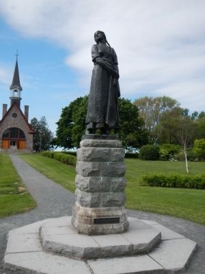 Statue of Evangeline Marker image. Click for full size.
