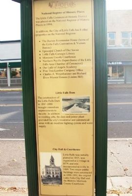Little Falls Commercial Historic District Marker image. Click for full size.