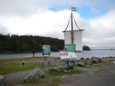 The French Settlement of Saint-Pierre Marker. Click for full size. The French Settlement of Saint-Pierre Marker image. Click for full size.