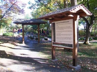 Japanese Peace Bell Garden and Marker image. Click for full size.