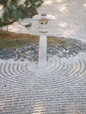 Zen Garden at Japanese Peace Bell Garden. Click for full size. Zen Garden at Japanese Peace Bell Garden image. Click for full size.