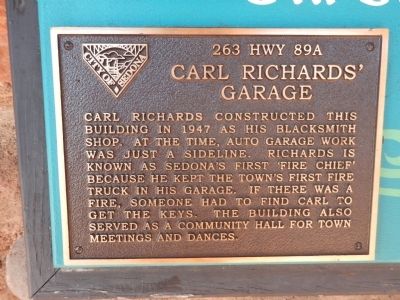 Carl Richards' Garage Marker image. Click for full size.