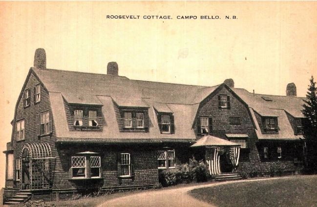 <i>Roosevelt Cottage. Campo Bello, N.B.</i> image. Click for full size.