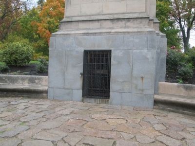 William Henry Harrison Tomb Entrance image. Click for full size.