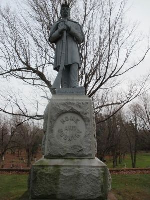 Home and Country Civil War Memorial. Click for full size. Home and Country Civil War Memorial image. Click for full size.
