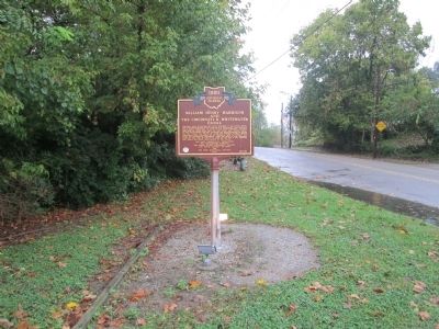 William Henry Harrison and the Cincinnati & Whitewater Canal Marker image. Click for full size.