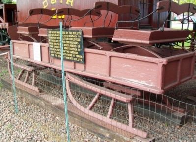 D&IR Railroad Company Sleigh and Marker. Click for full size. D&IR Railroad Company Sleigh and Marker image. Click for full size.