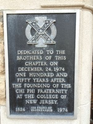 Chi Phi Fraternity Plaque. Click for full size. Chi Phi Fraternity Plaque image. Click for full size.