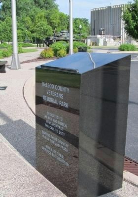 McLeod County Veterans Memorial Park image. Click for full size.