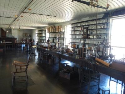 Thomas Edison’s Menlo Park Laboratory image. Click for full size.