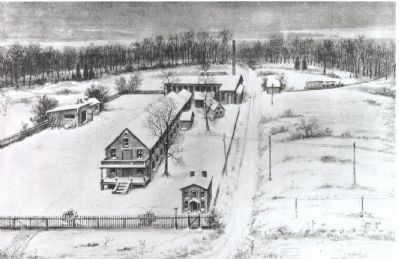 Thomas Edison’s Menlo Park Complex. Click for full size. Thomas Edison’s Menlo Park Complex image. Click for full size.