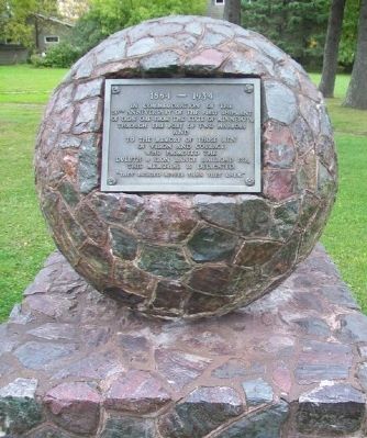 50th Anniversary of First Shipment of Iron Ore From Minnesota Monument. Click for full size. 50th Anniversary of First Shipment of Iron Ore From Minnesota Monument image. Click for full size.