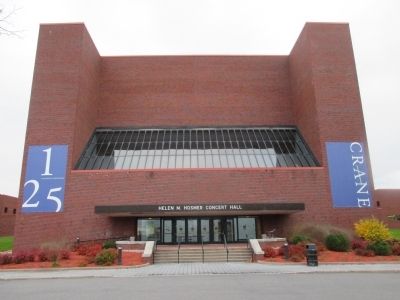 Hosmer Hall and Marker image. Click for full size.