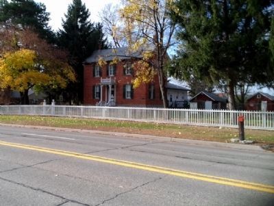 Bunert-Weier Farm and Barely Visible Marker. Click for full size. Bunert-Weier Farm and Barely Visible Marker image. Click for full size.