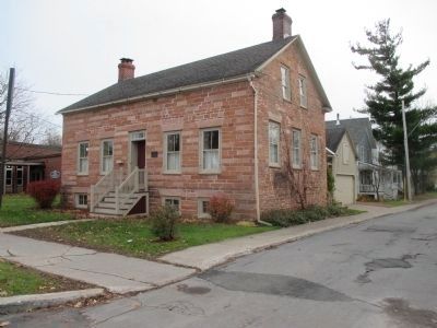 The Clarkson-Knowles Cottage and Marker. Click for full size. The Clarkson-Knowles Cottage and Marker image. Click for full size.