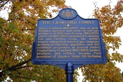 The Crawford Family Marker. Click for full size. The Crawford Family Marker image. Click for full size.