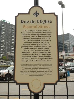 Rue de lEglise Marker image. Click for full size.