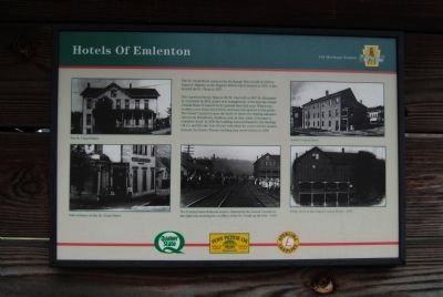 Hotels of Emlenton Marker image. Click for full size.