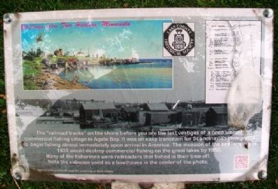Agate Bay Commercial Fishing Village Marker. Click for full size. Agate Bay Commercial Fishing Village Marker image. Click for full size.