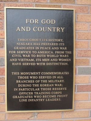 For God and Country Plaque. Click for full size. For God and Country Plaque image. Click for full size.