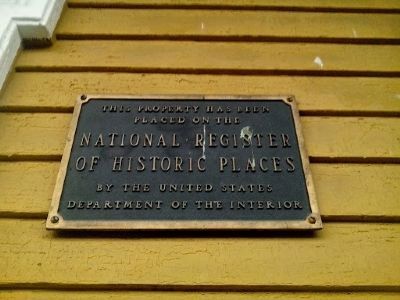 National Register Plaque. Click for full size. National Register Plaque image. Click for full size.