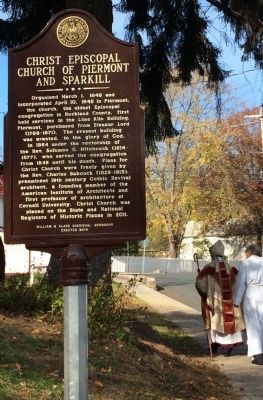 Christ Episcopal Church of Piermont and Sparkill Marker image. Click for full size.