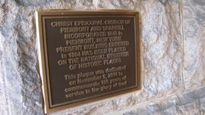 A additional Christ Episcopal Church of Piermont and Sparkill Marker image. Click for full size.