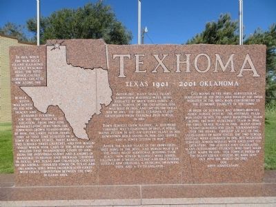 Texhoma Marker image. Click for full size.
