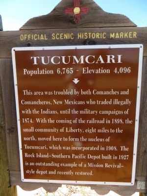 Tucumcari Marker image. Click for full size.