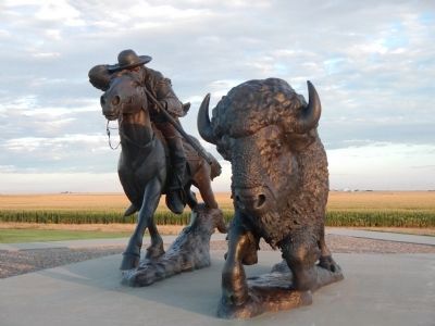 Sculpture at Buffalo Bill Cultural Center image. Click for full size.