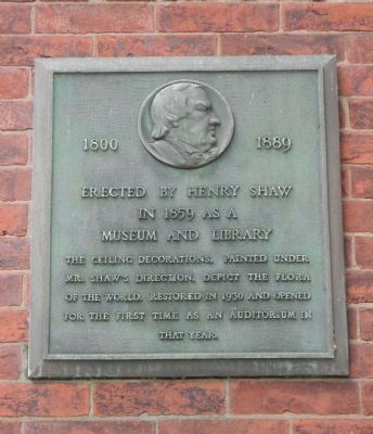 Museum Building plaque. Click for full size. Museum Building plaque image. Click for full size.