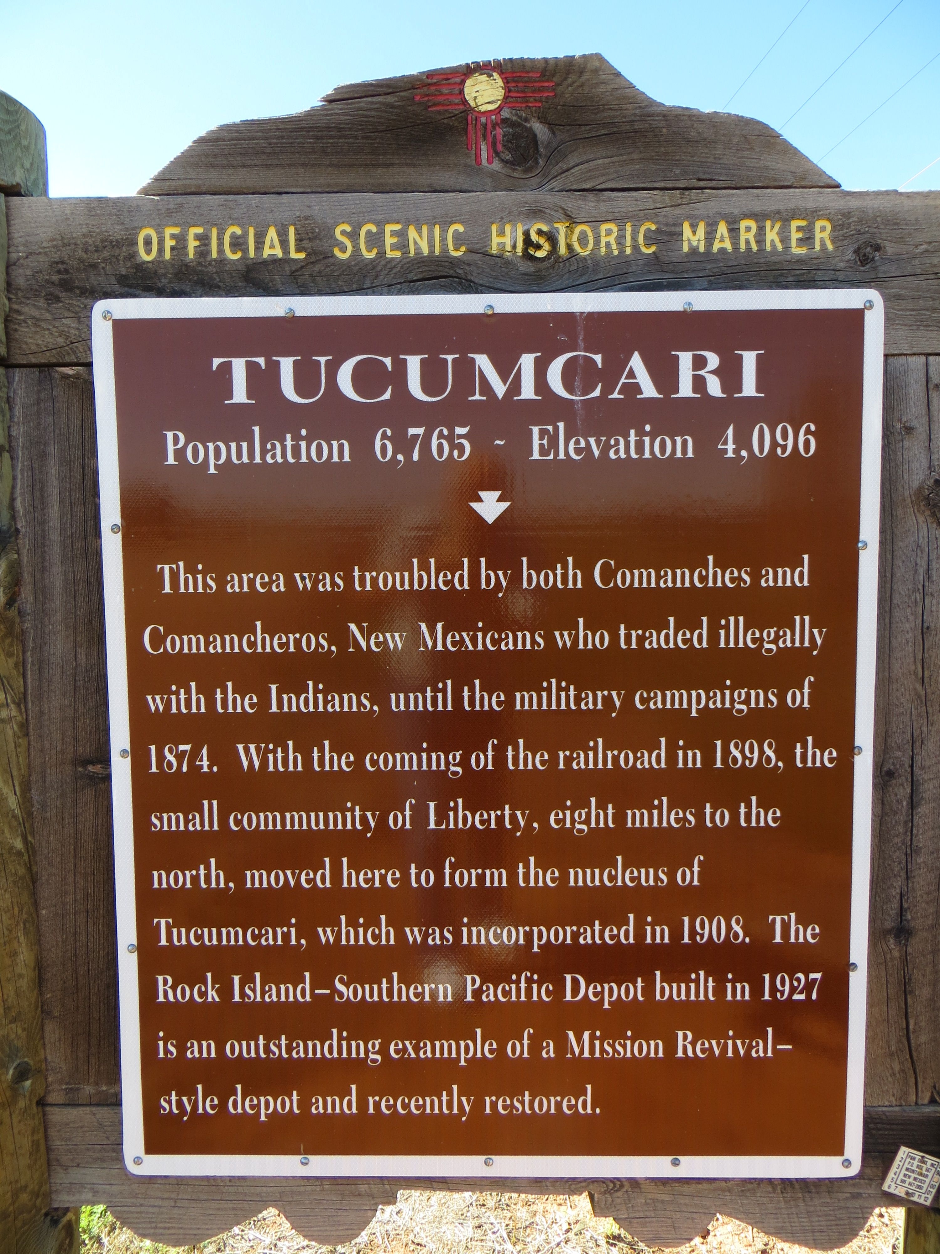 Tucumcari Marker