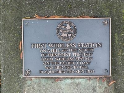 New First Wireless Station Marker image. Click for full size.