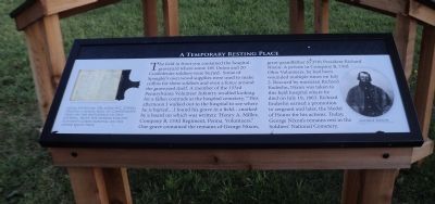A Temporary Resting Place Marker. Click for full size. A Temporary Resting Place Marker image. Click for full size.