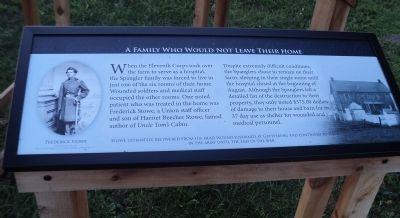 A Family Who Would Not Leave Their Home Marker image. Click for full size.