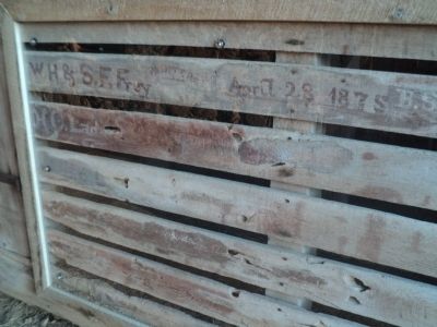 Names on the Spangler Barn image. Click for full size.