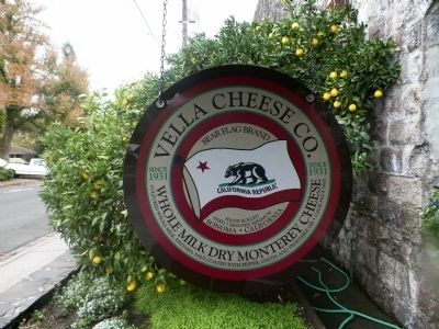 Vella Cheese Factory Sign image. Click for full size.