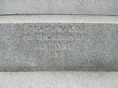 Malone Civil War Monument - Base image. Click for full size.