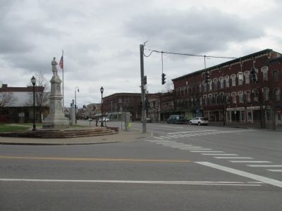 Intersection of US 11 and NY 30 / East Main Street and Elm Street image. Click for full size.