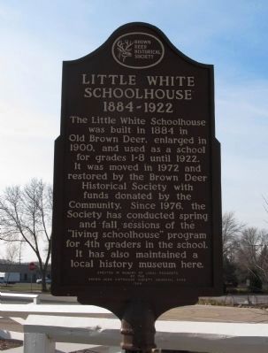 Little White Schoolhouse Marker image. Click for full size.
