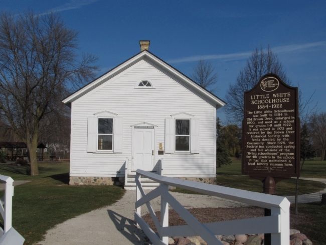 Little White Schoolhouse Marker image. Click for full size.