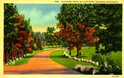 <i>Pleasure Drive in Vilas Park Madison, Wisconsin </i> image. Click for full size.